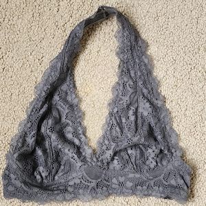 Free People Lace Halter bralette